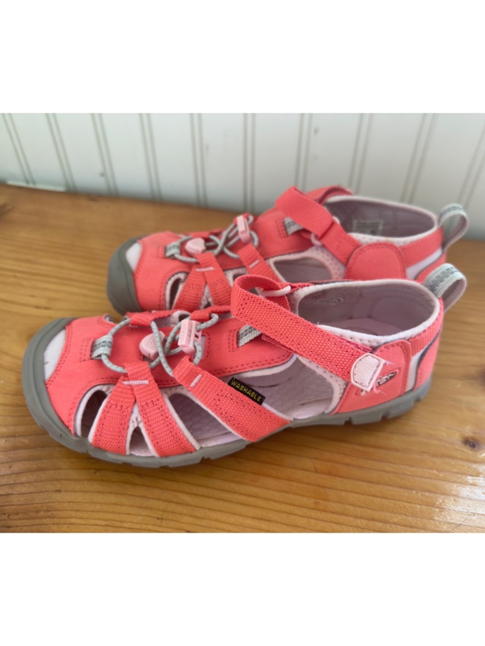 KEEN Kids Seacamp II CNX Size 3 Dubarry/Pink-A-Boo